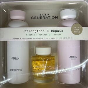 BCBG Generation Hair Care Trio - Pink, White, and Gold